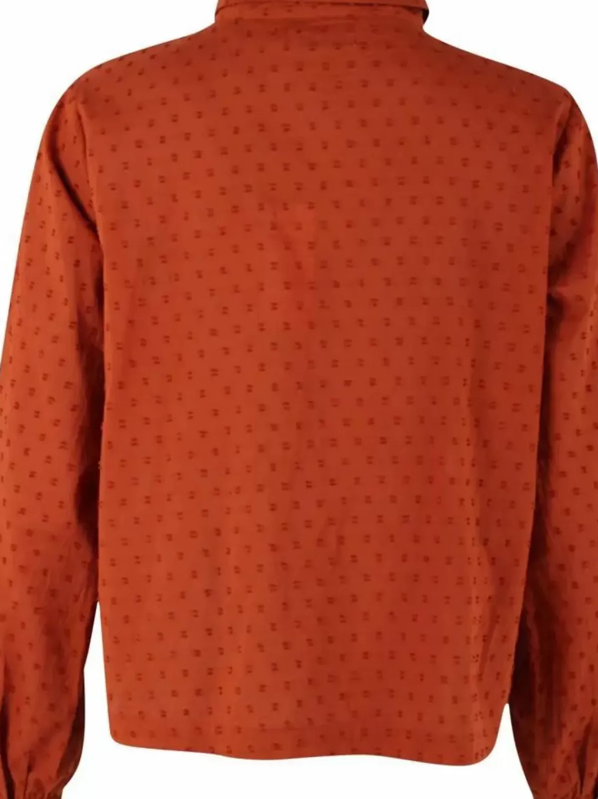 Danefæ Blusen>Danenovember Cotton Dot Shirt Rust