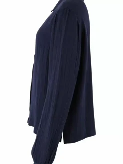 Danefæ Blusen>Danenovember Heavy Cloth Shirt Dark Navy