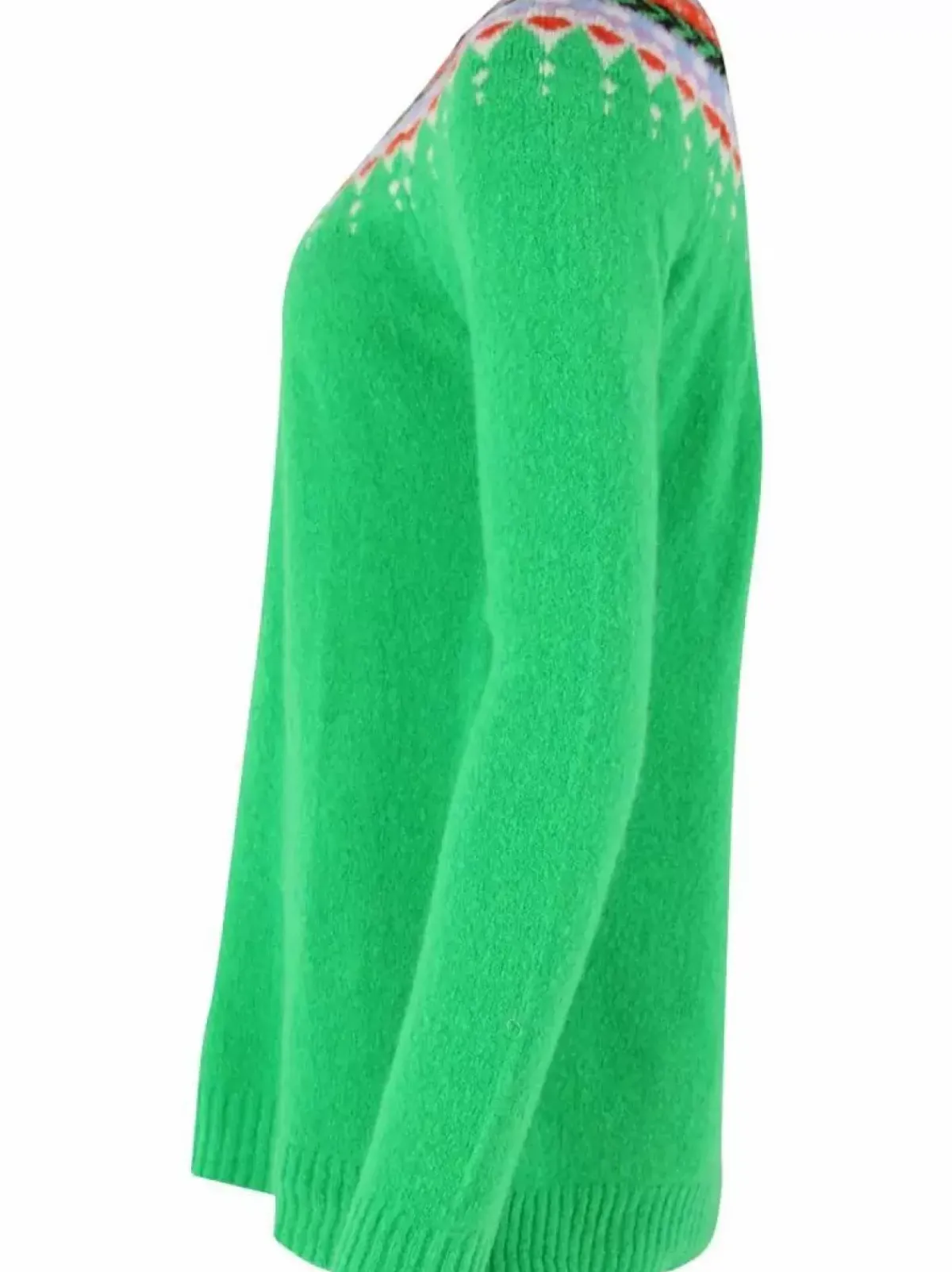 Danefæ Strickwaren>Danepeaceful Light Wool Sweater Green