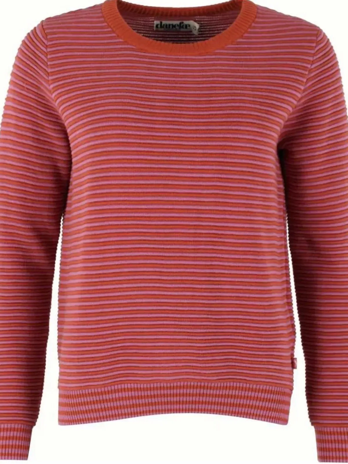 Danefæ Strickwaren>Danepearly 3D Crotchet Knit Sweater Rust/Old Rose