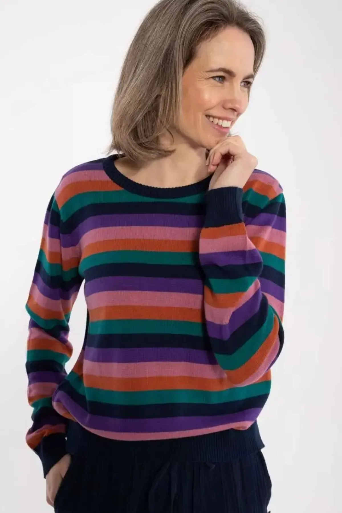 Danefæ Strickwaren>Danepearly Pearl Knit Sweater Multicolor 2