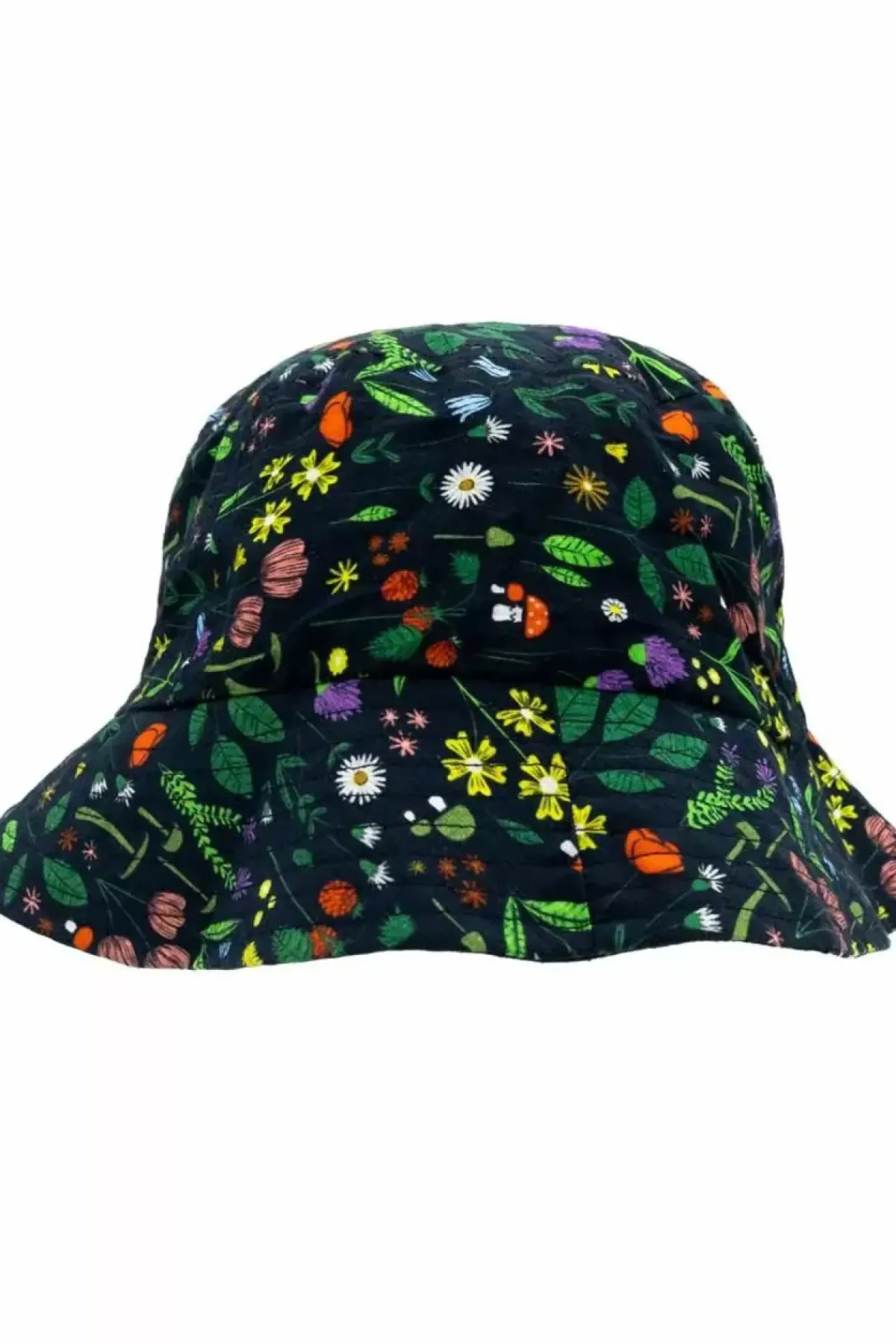 Danefæ Mützen/Hute>Danepoppins Hat Dk Navy Botanical