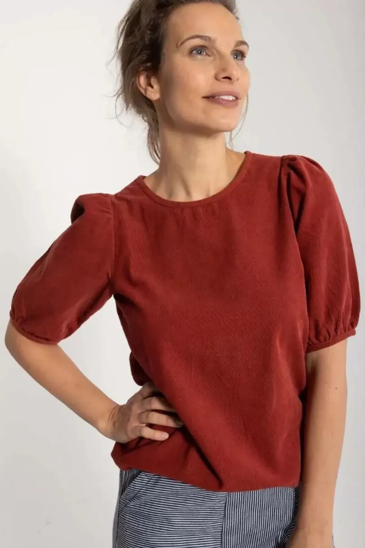 Danefæ Blusen>Daneprosecco Cord Shirt Old Rose