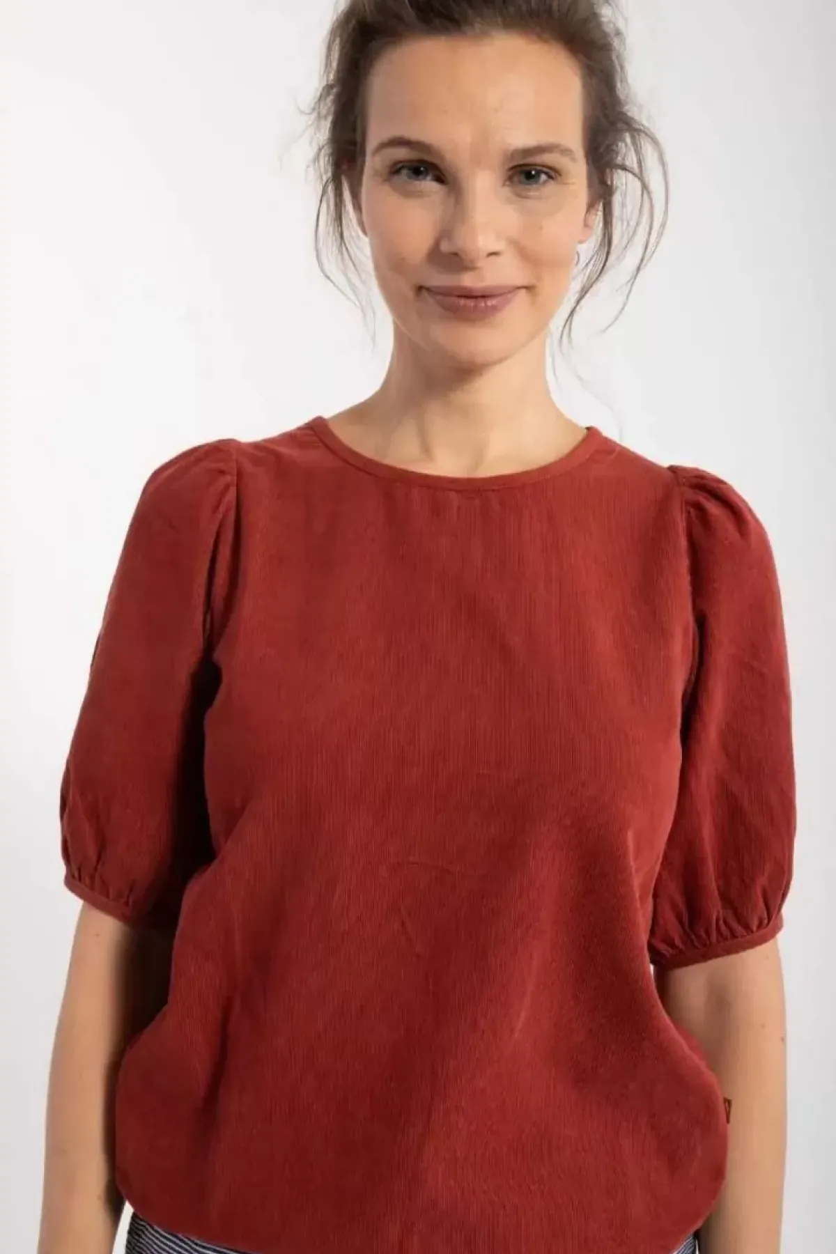 Danefæ Blusen>Daneprosecco Cord Shirt Old Rose