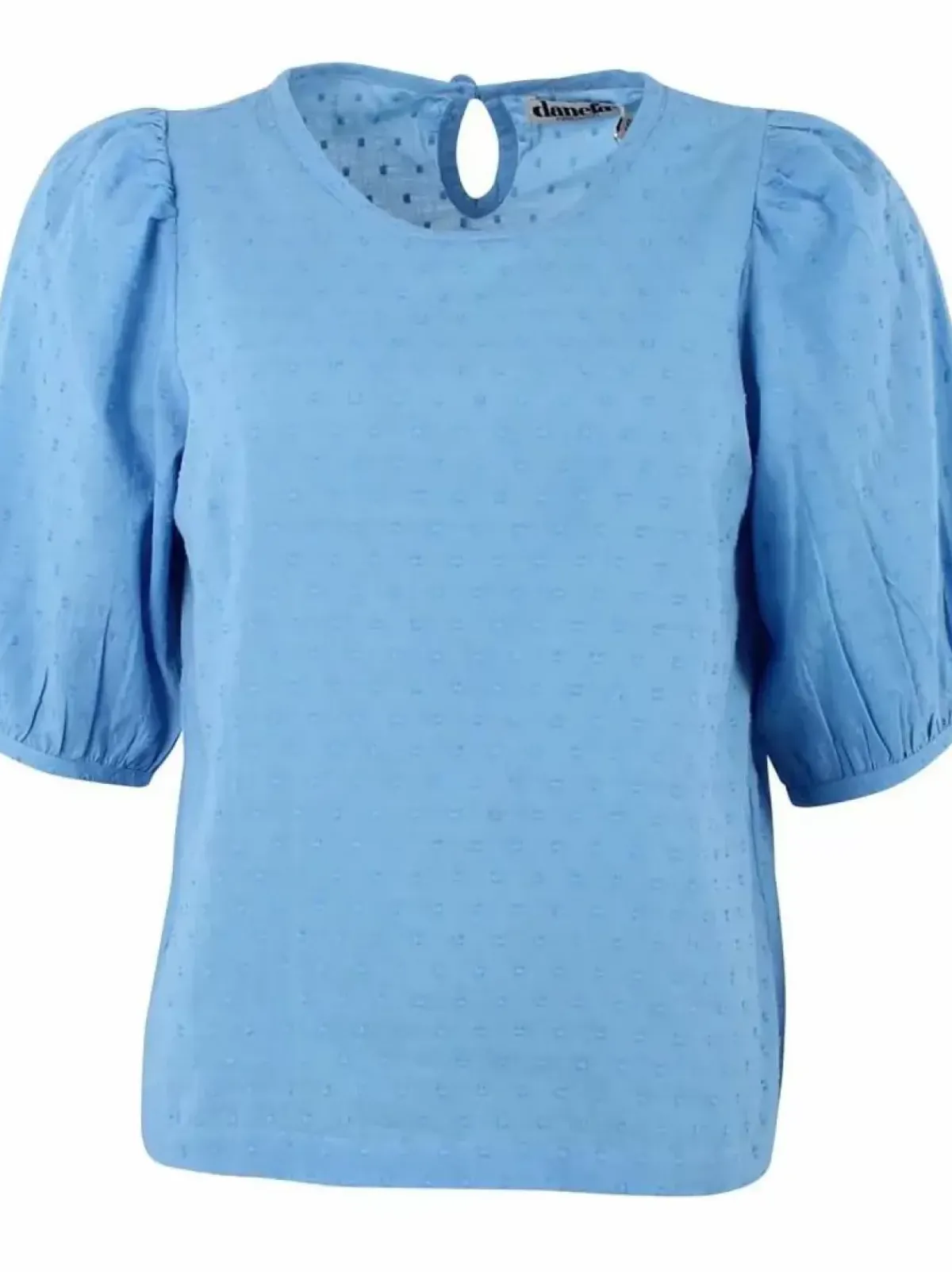 Danefæ Blusen>Daneprosecco Cotton Dot Shirt Ice Blue