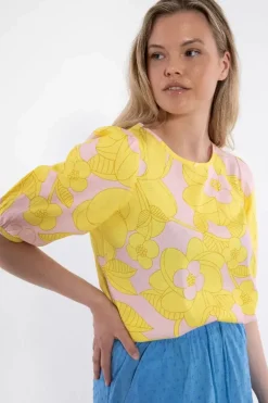 Danefæ Blusen>Daneprosecco Shirt Light Pink Bloom Boom