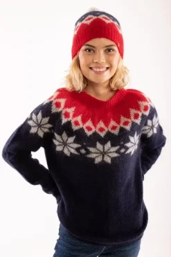 Danefæ Mützen/Hute>Danepuff Beanie Navy