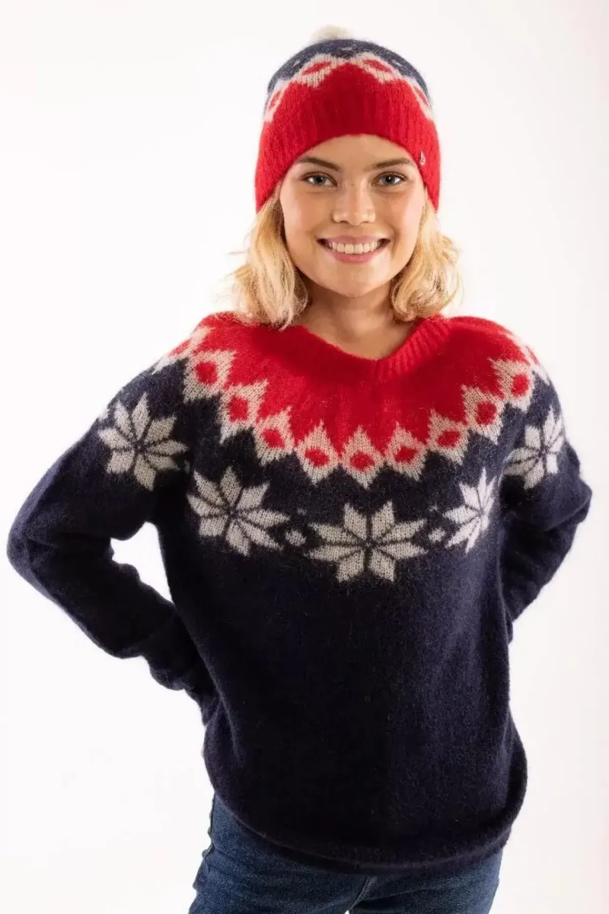 Danefæ Mützen/Hute>Danepuff Beanie Navy
