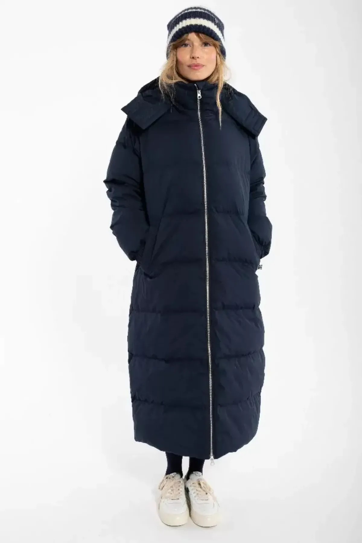 Danefæ Winterjacken>Danepuffin Down Winter Coat Dk Navy