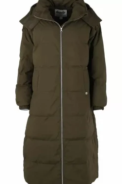 Danefæ Winterjacken>Danepuffin Down Winter Coat Warm Khaki