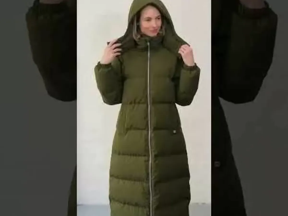 Danefæ Winterjacken>Danepuffin Down Winter Coat Warm Khaki