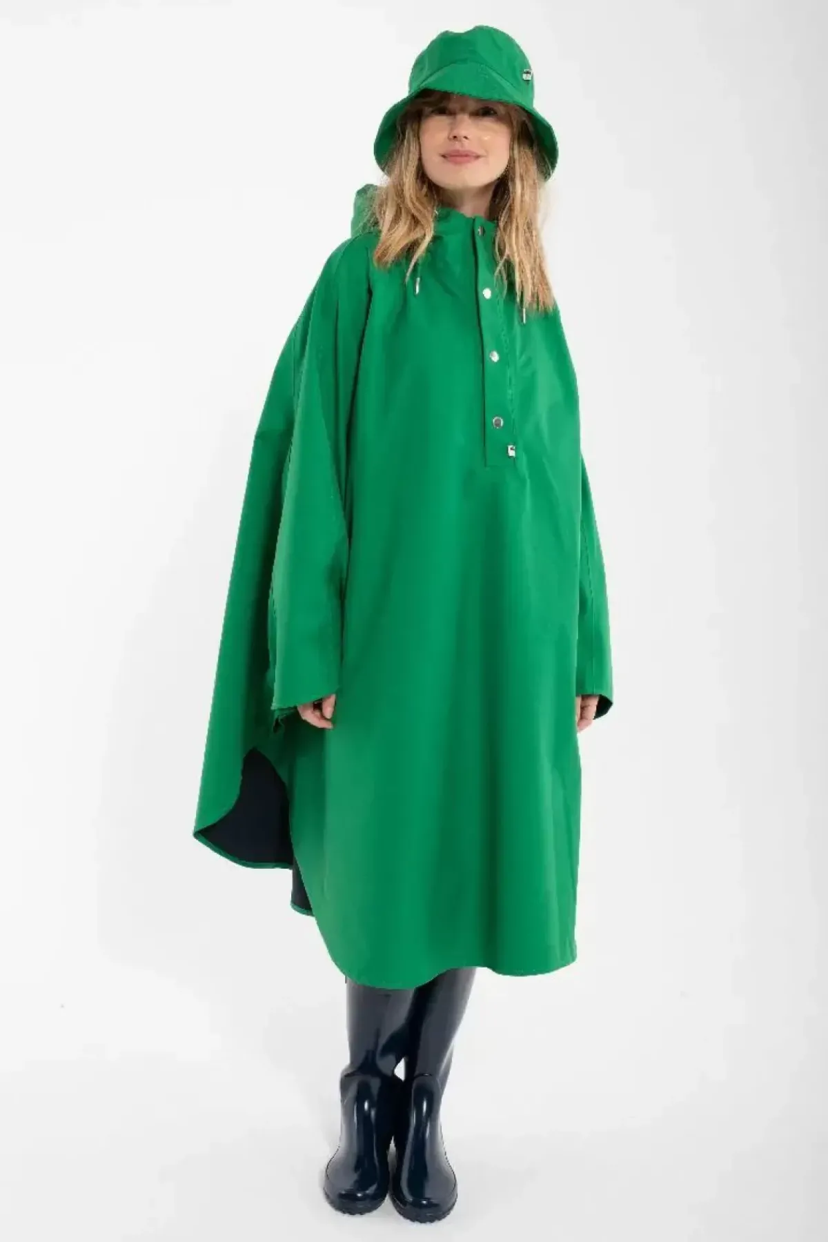 Danefæ Regenjacken>Danerain Poncho Green