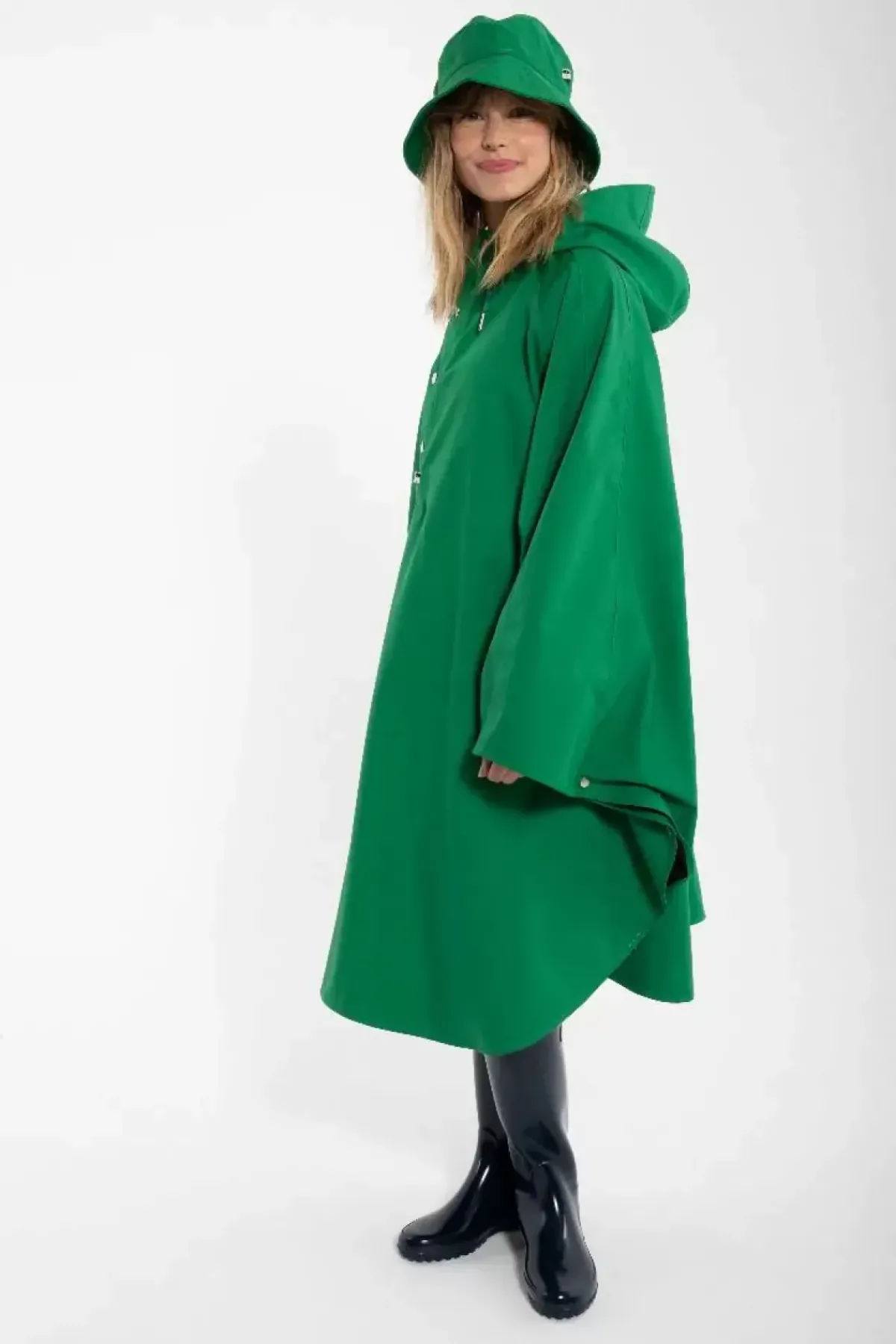 Danefæ Regenjacken>Danerain Poncho Green