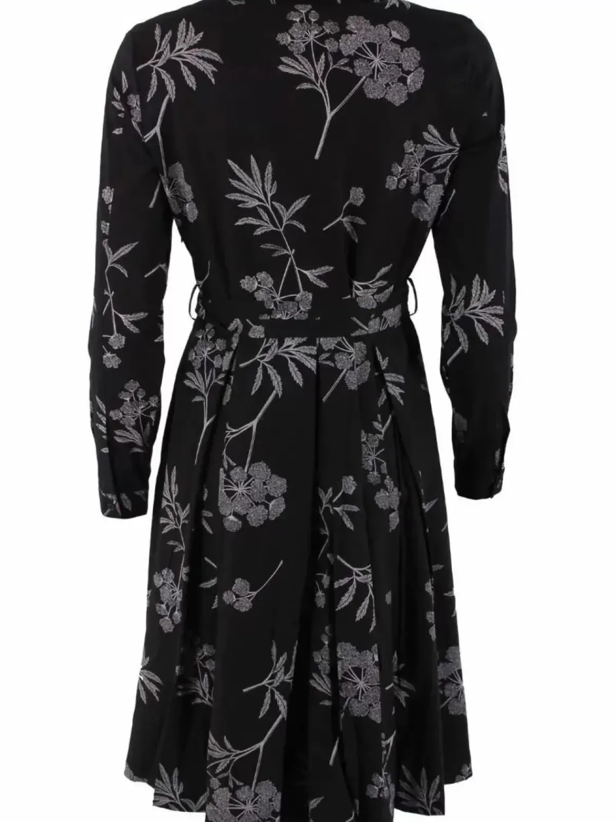 Danefæ Kleider>Daneribe Poplin Dress Black/Chalk Hemlock