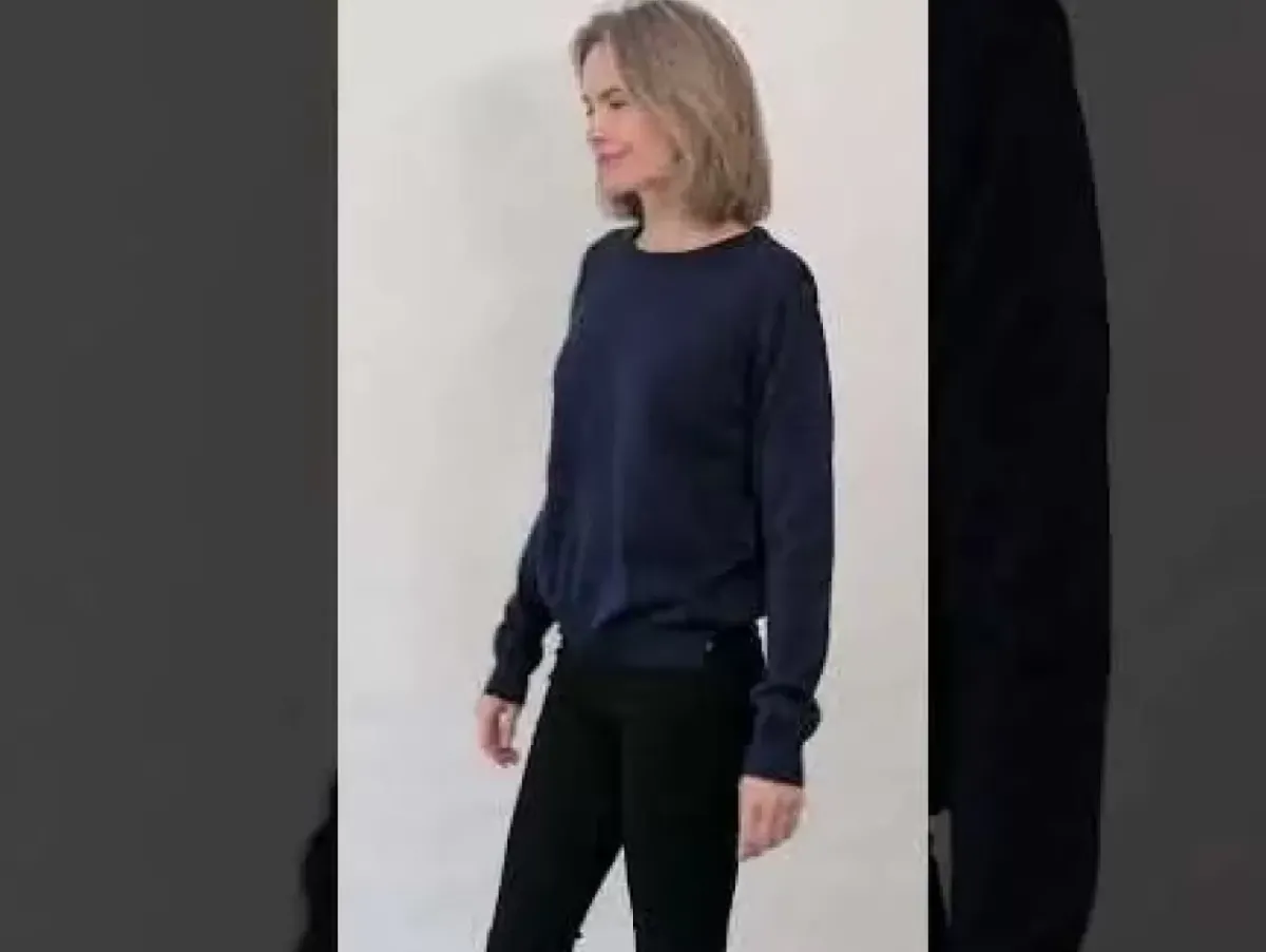 Danefæ Cardigan>Danesaga Glitter Cardigan Dk Navy Glitter