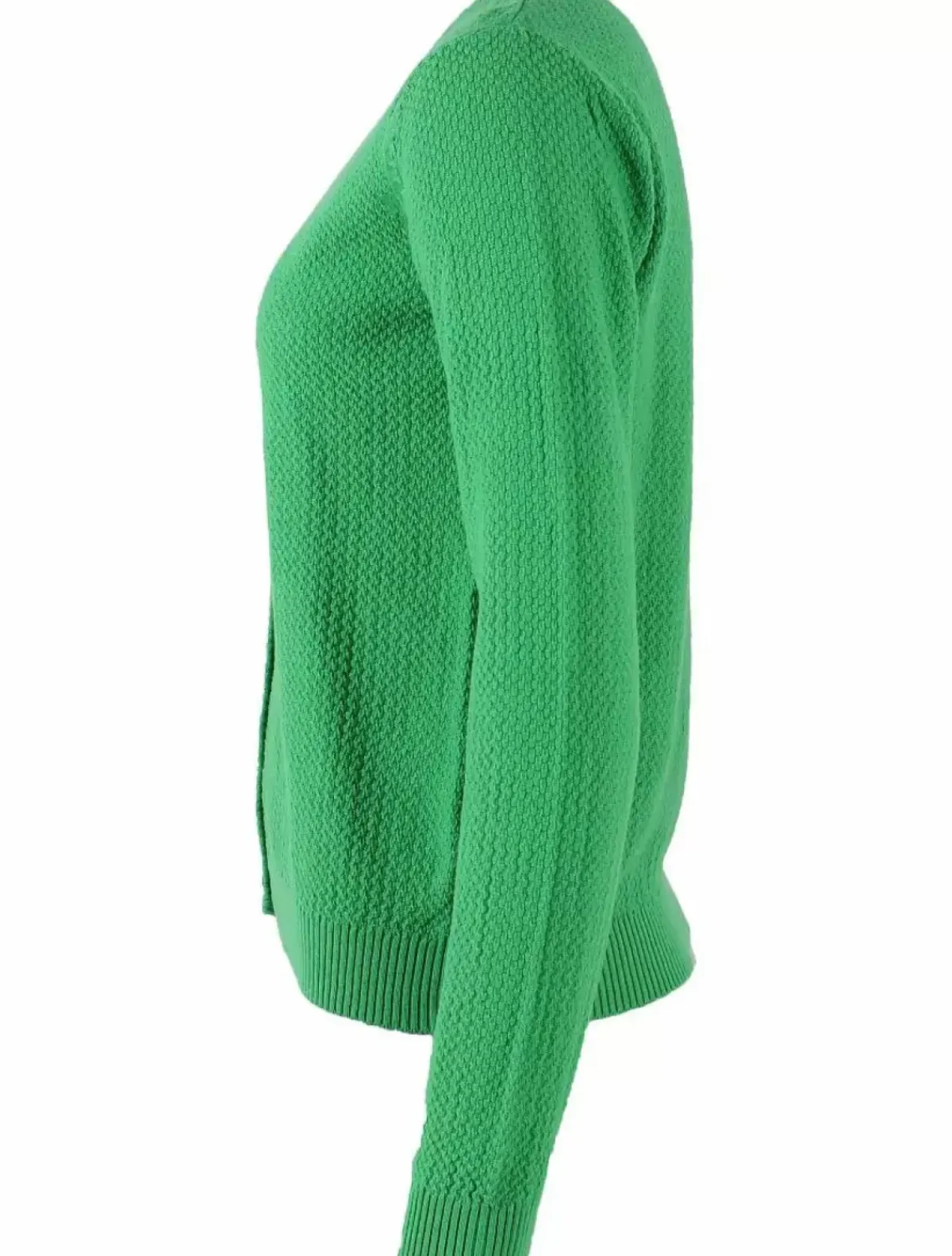 Danefæ Cardigan>Danesaga Pearl Knit Cardigan Green