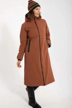 Danefæ Winterjacken>Danesandur Winter Coat Brick