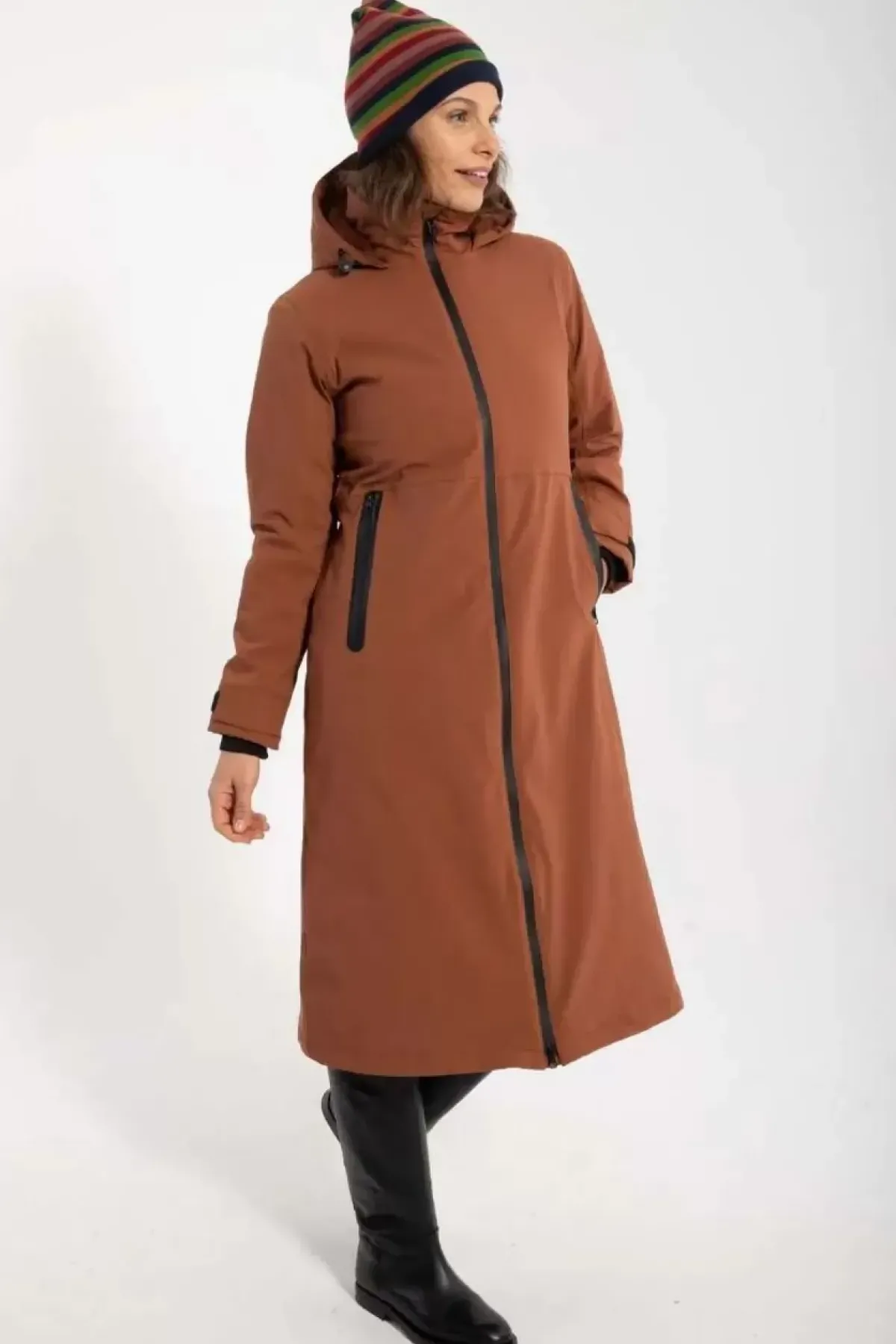 Danefæ Winterjacken>Danesandur Winter Coat Brick