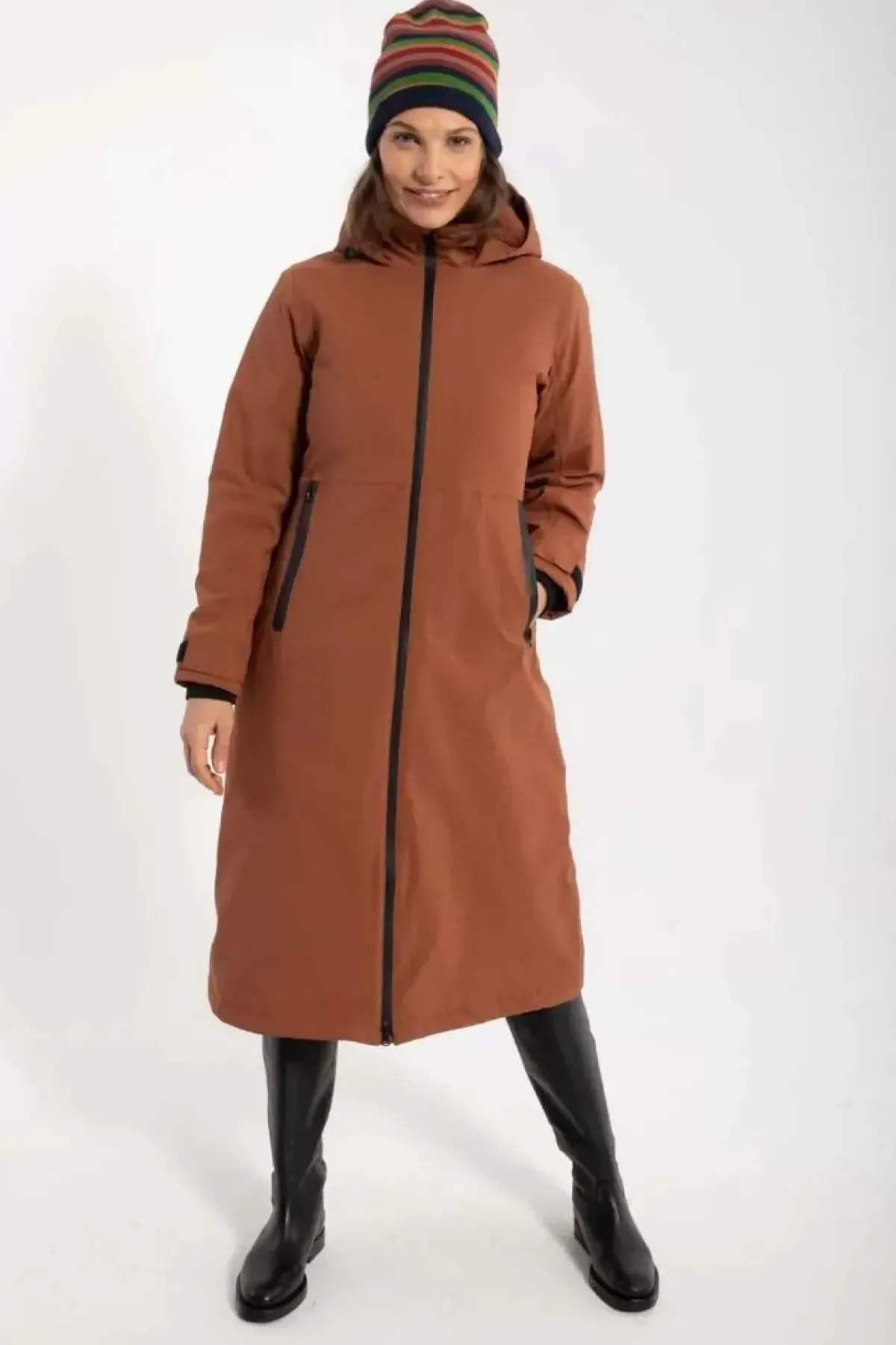 Danefæ Winterjacken>Danesandur Winter Coat Brick