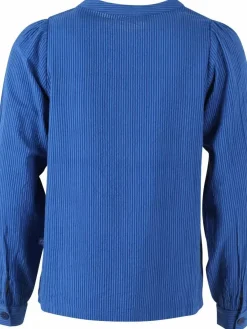 Danefæ Blusen>Danesanna Searsucker Shirt Deep Marine/Klein Blue