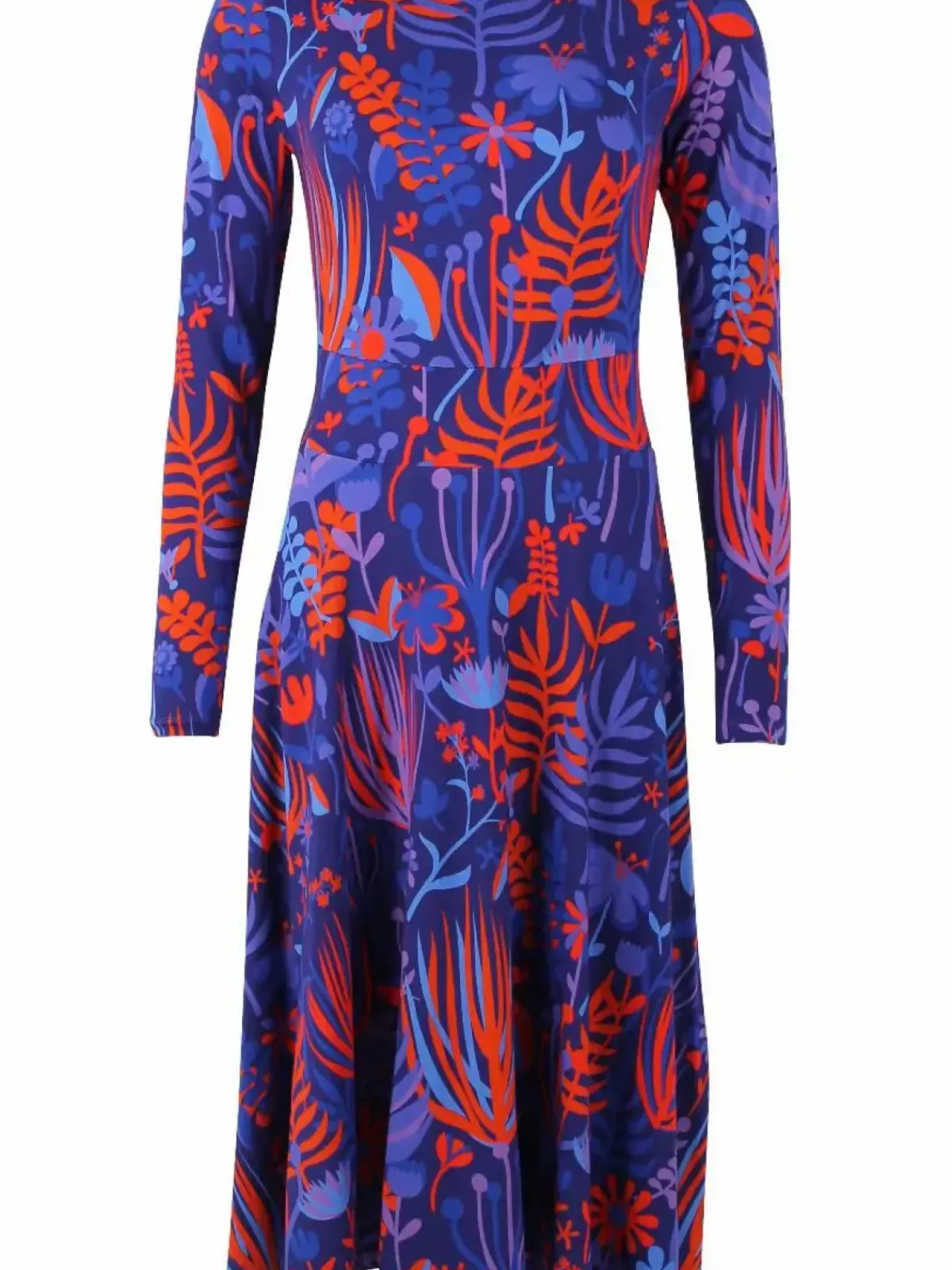 Danefæ Kleider>Danesigrid Viscose Dress Deep Marine Walkabout
