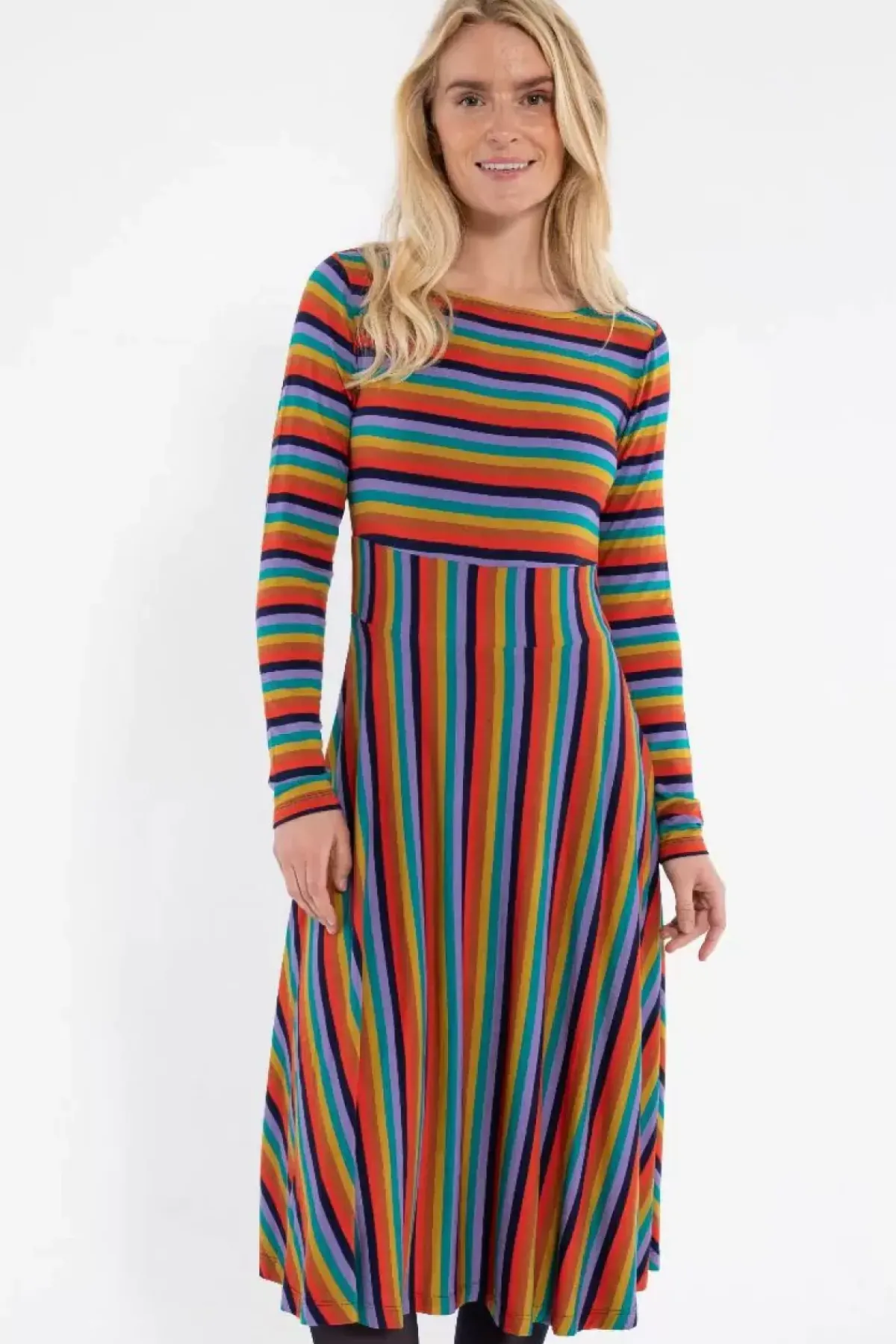 Danefæ Kleider>Danesigrid Viscose Dress Warmglow