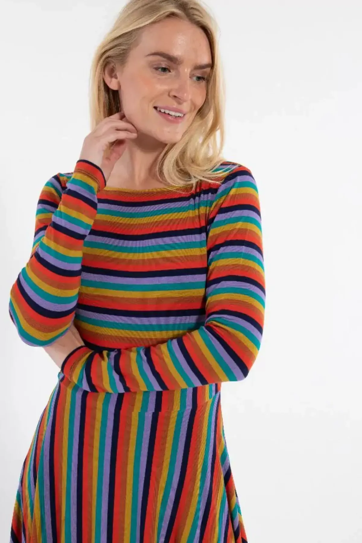 Danefæ Kleider>Danesigrid Viscose Dress Warmglow