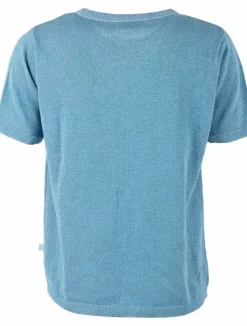 Danefæ Strickwaren>Danesilver Sweater Glitter Tee Light Blue Glitter