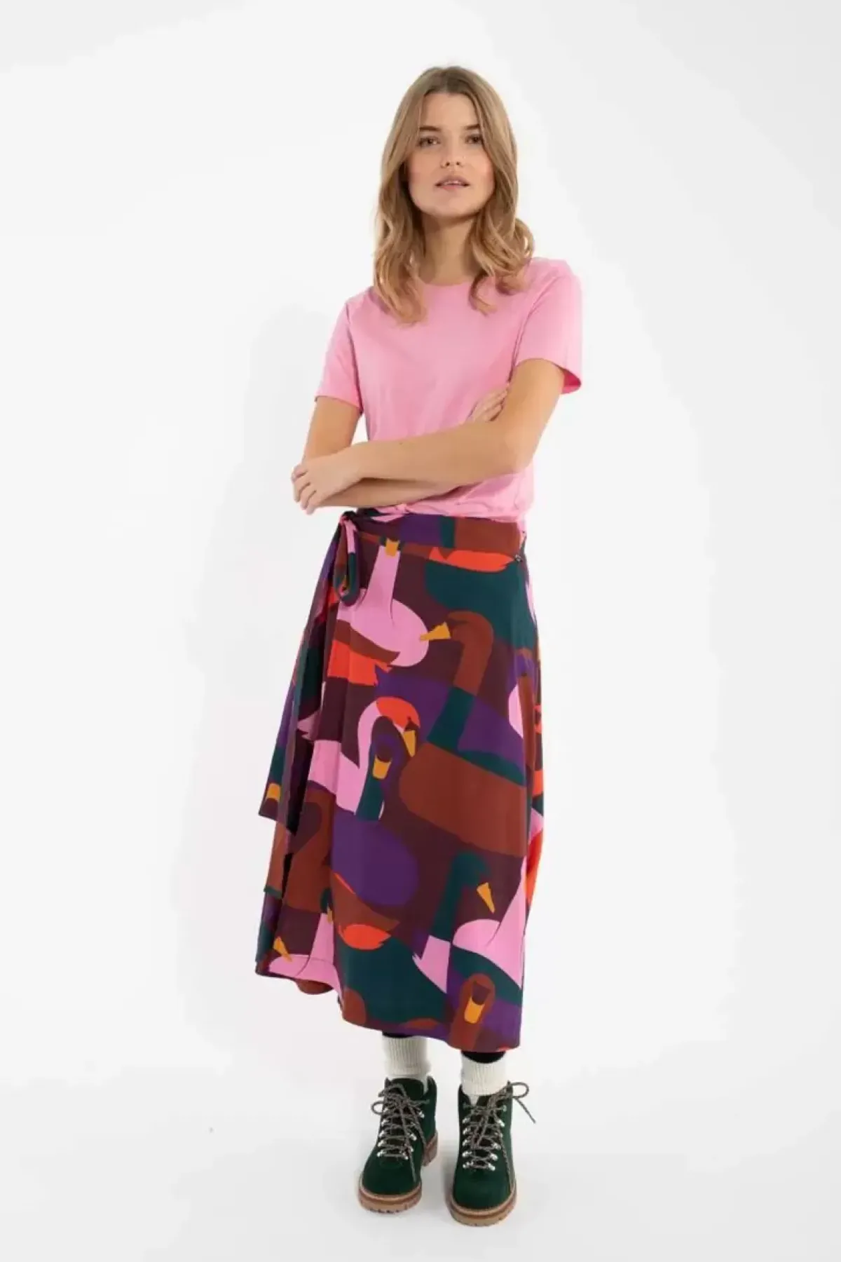 Danefæ T-Shirts>Danesister Basic Tee Lovely Rose