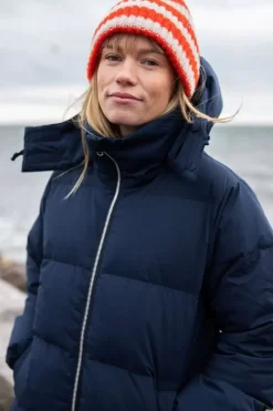 Danefæ Mützen/Hute>Danesofty Beanie Bright Red/Chalk