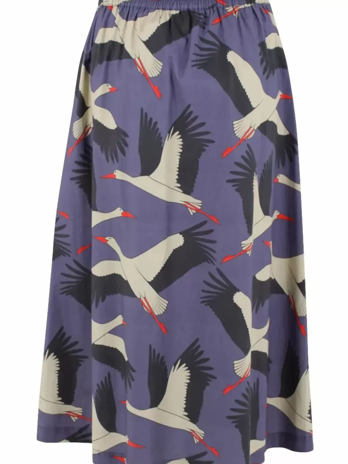 Danefæ Röcke>Danespresso Poplin Skirt Blue Grey Stork