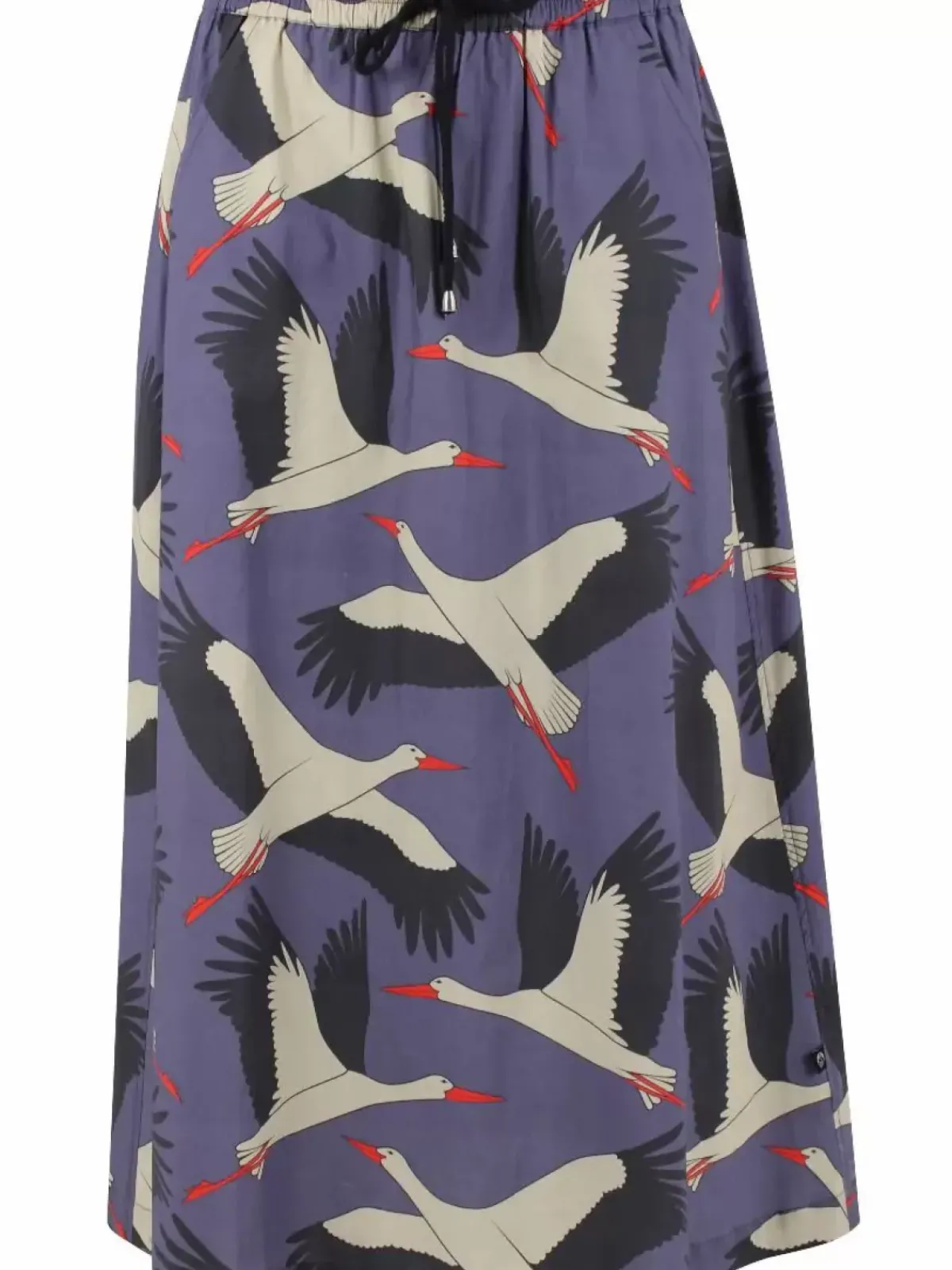 Danefæ Röcke>Danespresso Poplin Skirt Blue Grey Stork