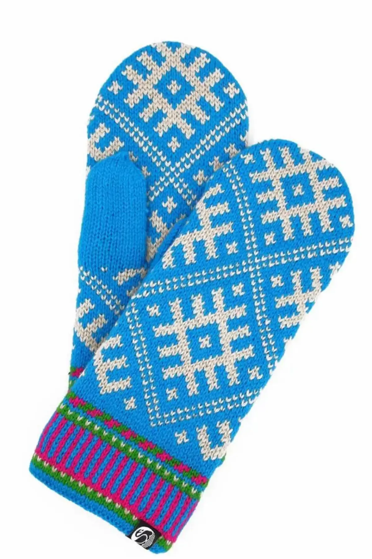 Danefæ Handschuhe>Danesuper Wool Mittens Bright Blue