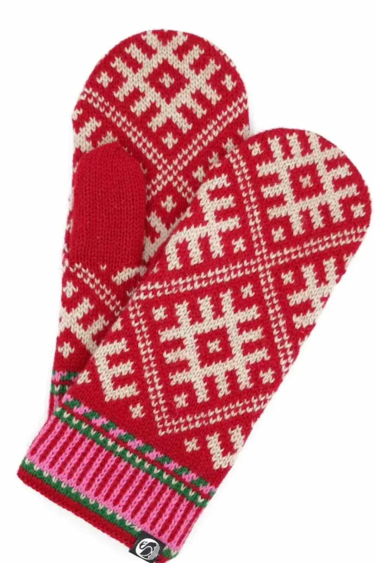 Danefæ Handschuhe>Danesuper Wool Mittens Red