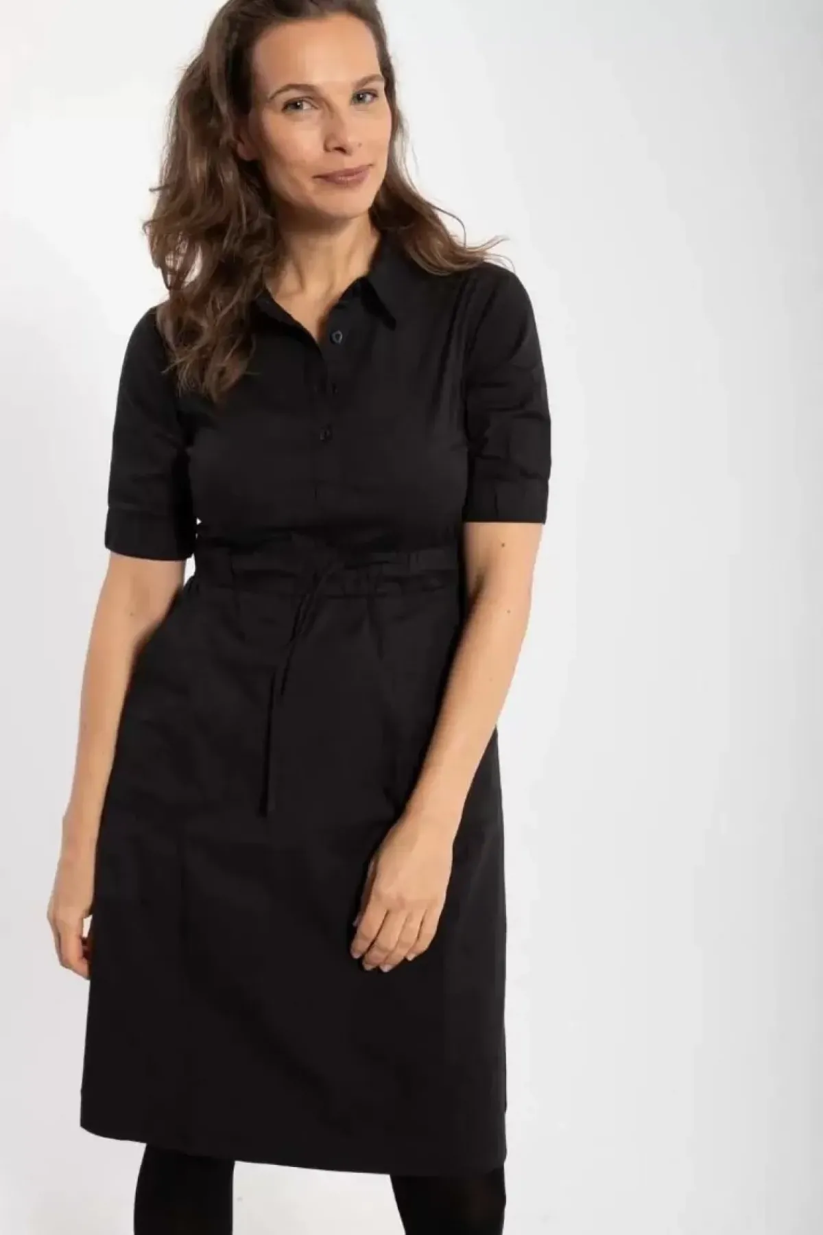 Danefæ Kleider>Danesusanne Poplin Dress Black
