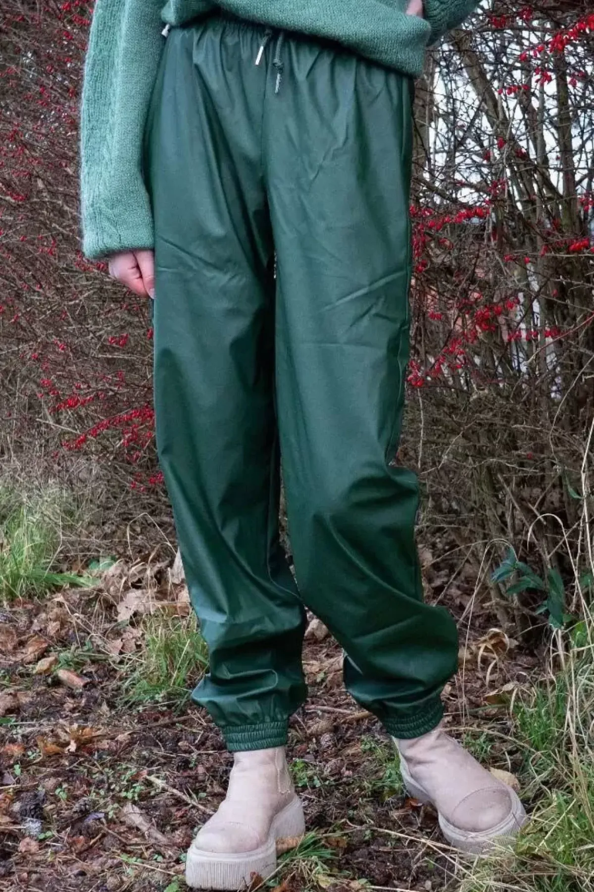Danefæ Regenhosen>Danesvalbard Rain Pants Dark Khaki