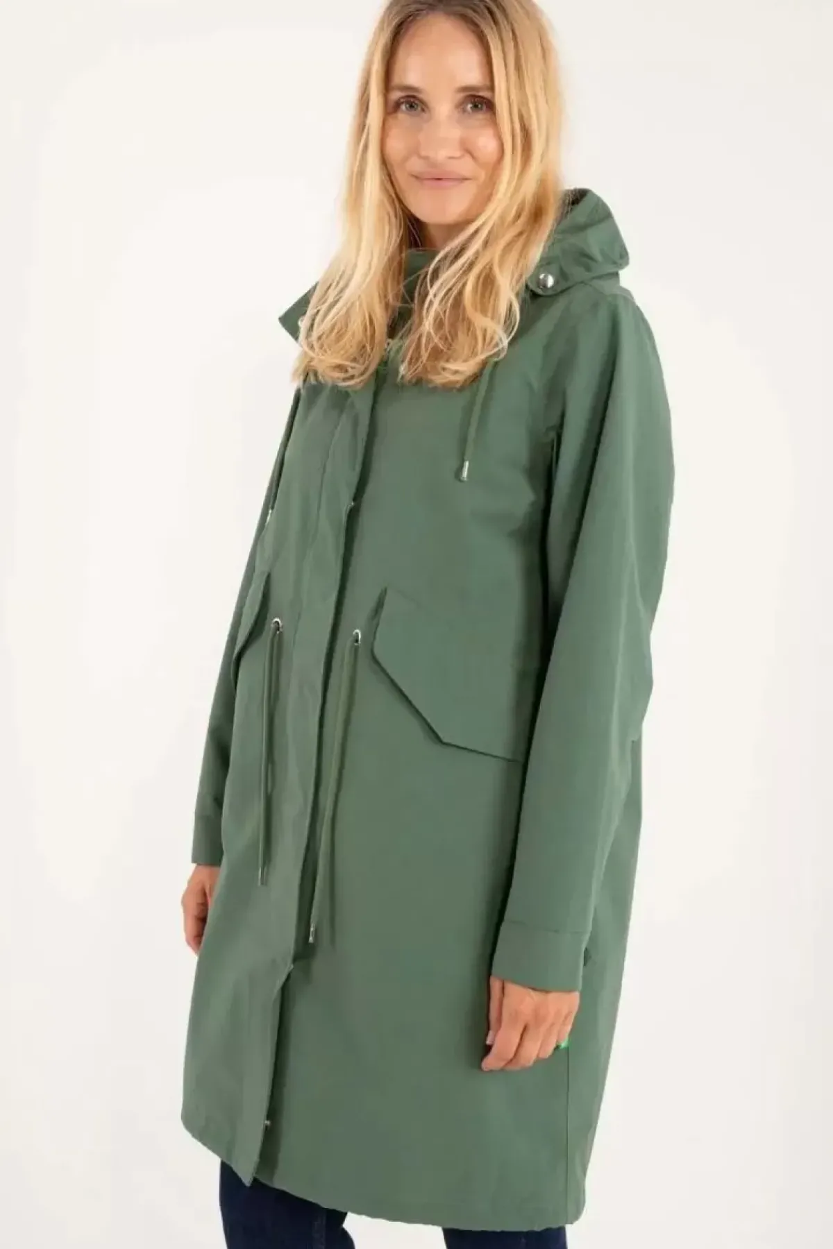Danefæ Übergangsjacken>Danesvaneke Midseason Parka Rover Khaki