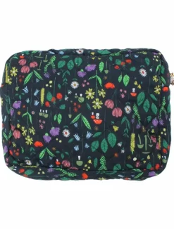 Danefæ Taschen>Danetine Pouch Dk Navy Botanical