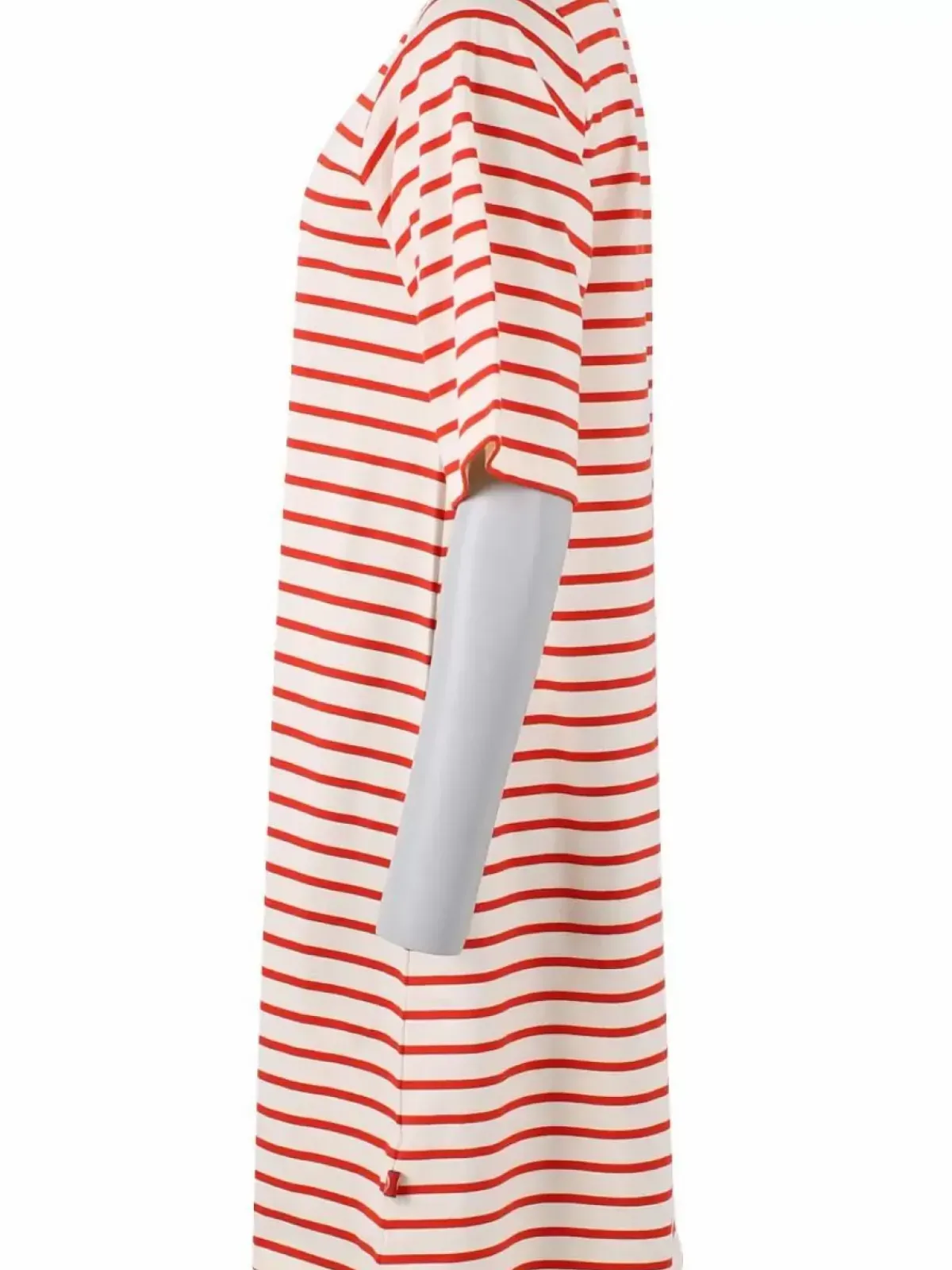 Danefæ Kleider>Danetrinidad Dress Chalk/Bright Red
