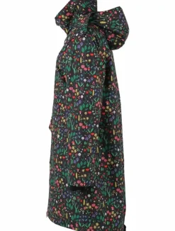 Danefæ Übergangsjacken>Daneturell Midseason Coat Black Botanical
