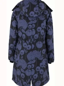 Danefæ Winterjacken>Daneturell Winter Coat Black Hortensia