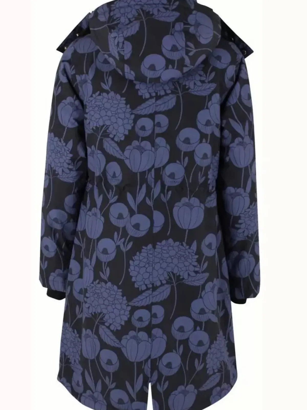 Danefæ Winterjacken>Daneturell Winter Coat Black Hortensia