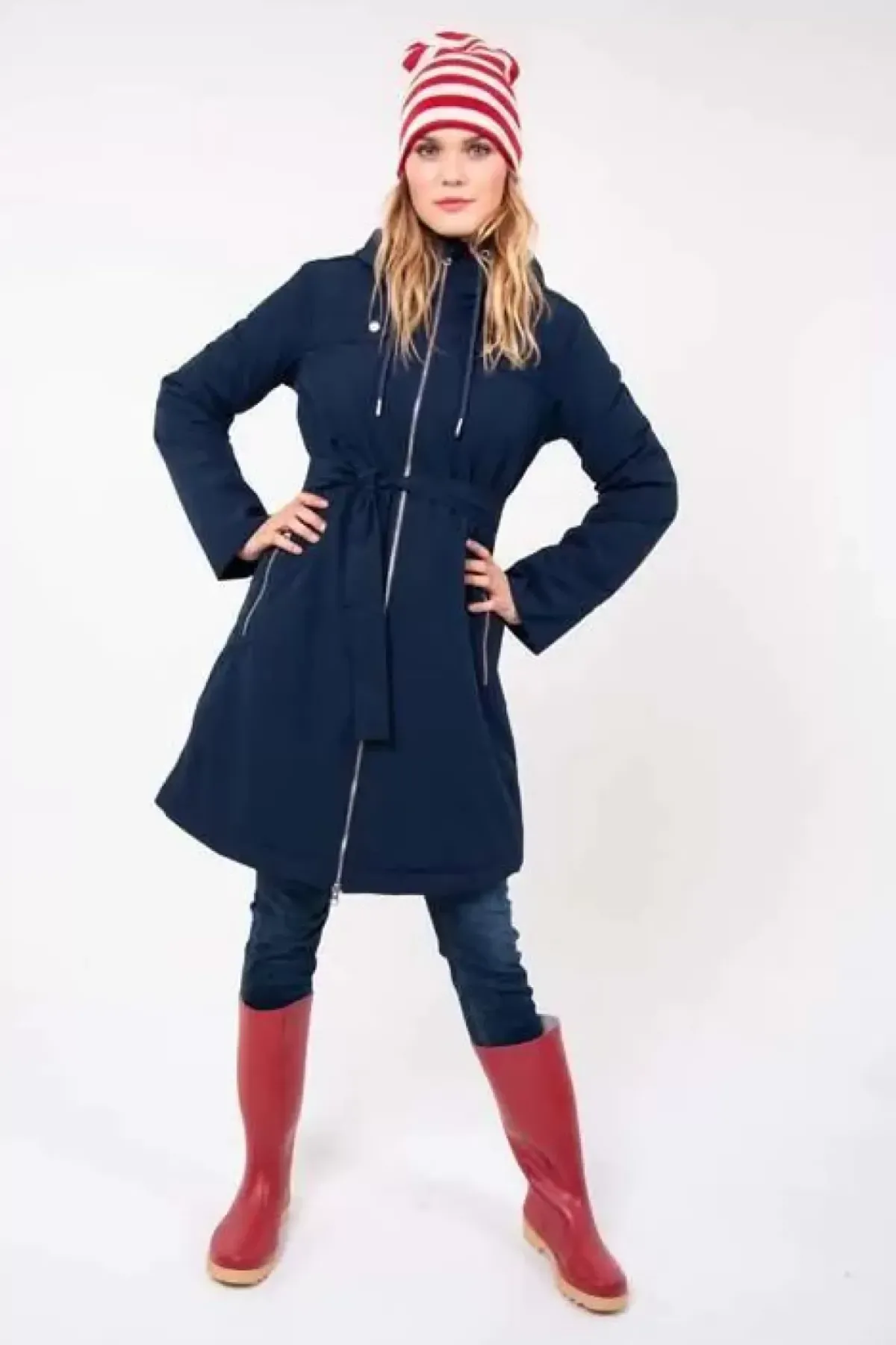 Danefæ Winterjacken>Danetyttebaer Winter Str Jacket Navy