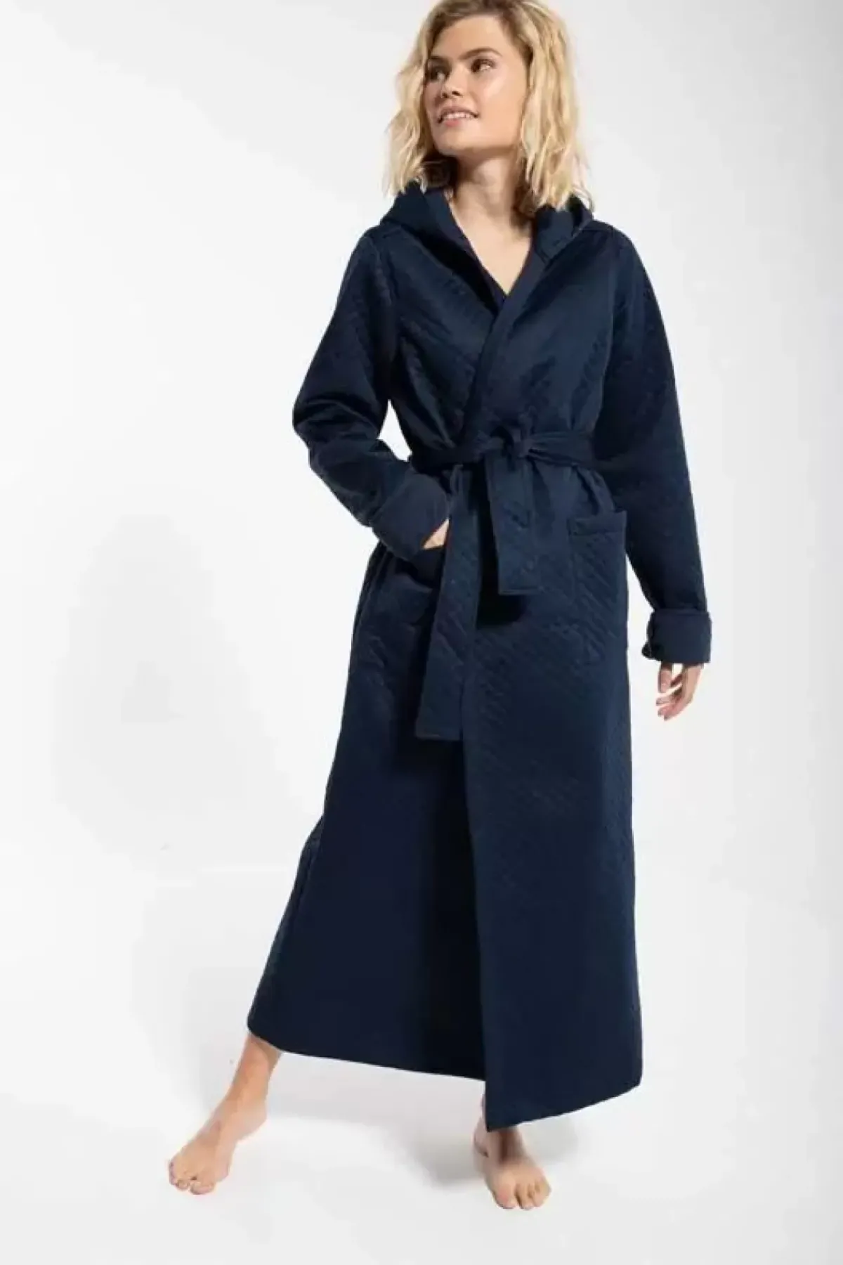 Danefæ Winter-Bademäntel>Daneviking Robe Dusty Navy