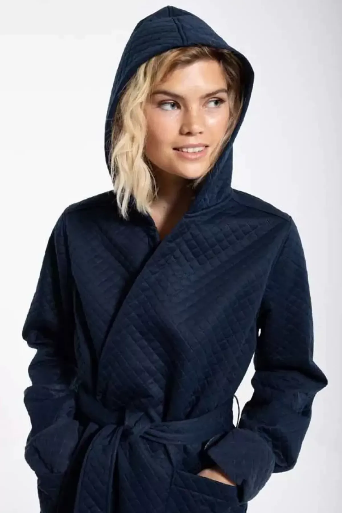 Danefæ Winter-Bademäntel>Daneviking Robe Dusty Navy