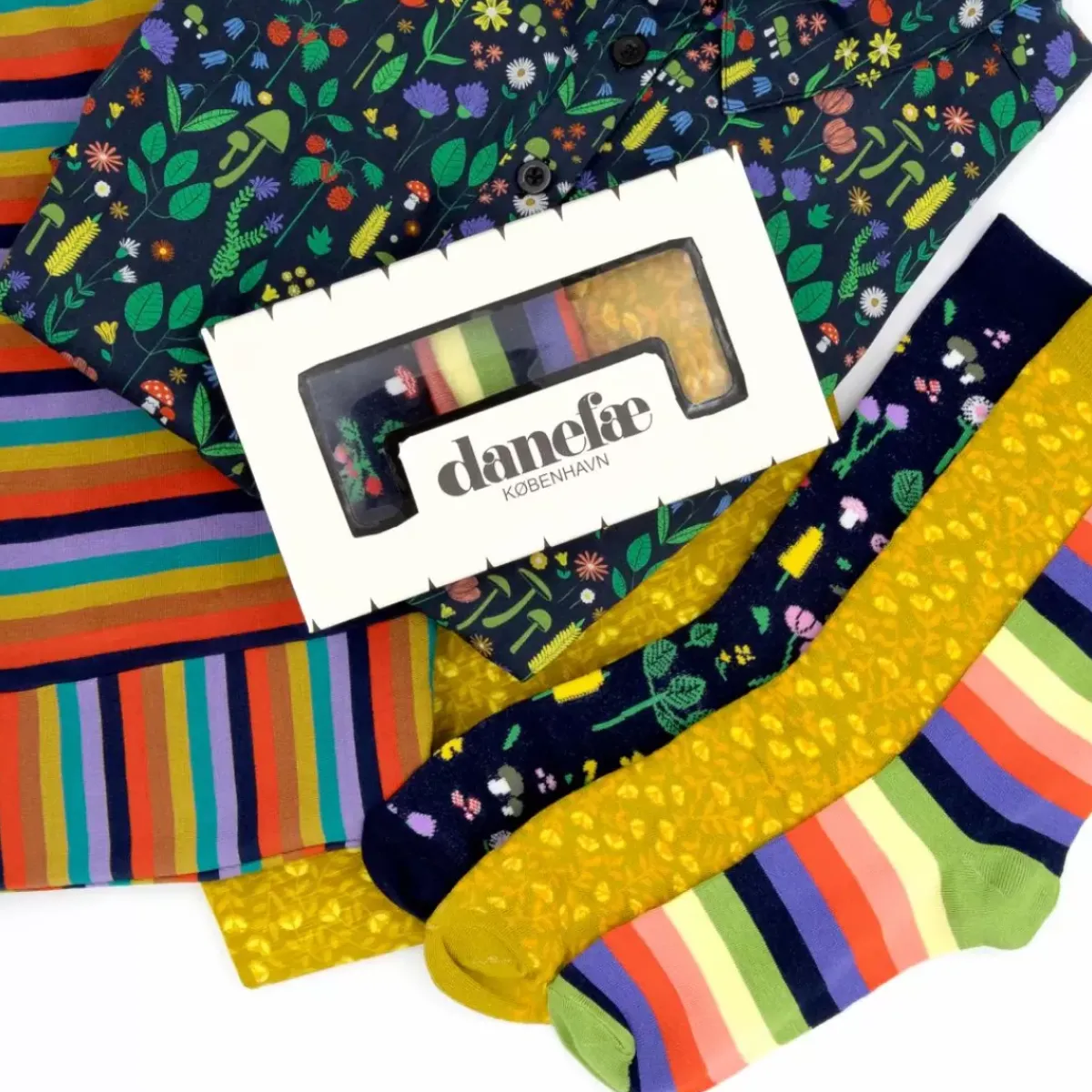 Danefæ Socken Und Strümpfe>Danewalk With Me Socks - Box Spring In Your Step