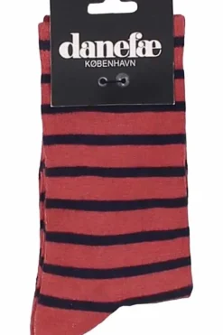 Danefæ Socken Und Strümpfe>Danewalk With Me Socks Rose Tile/Dk Navy