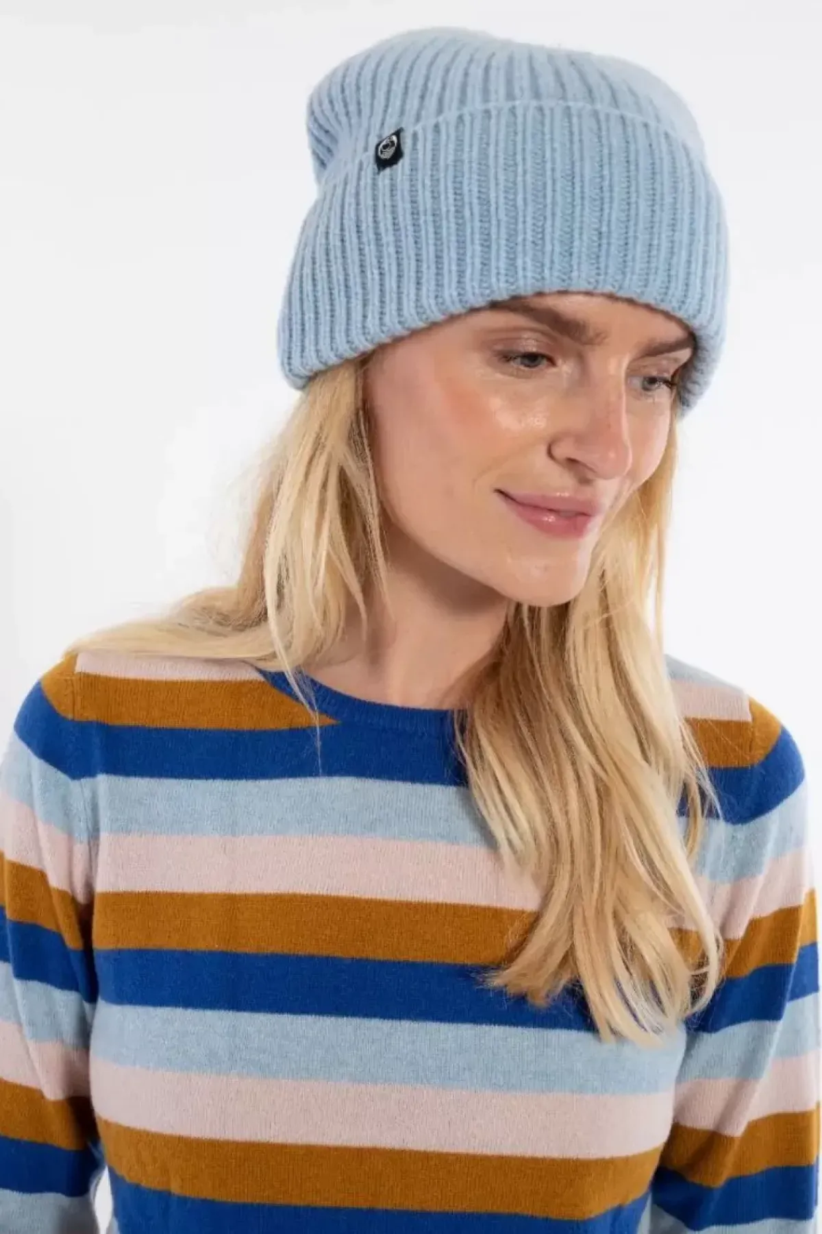 Danefæ Mützen/Hute>Danewarm Thoughts Merino Beanie Light Blue