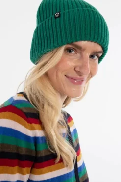 Danefæ Mützen/Hute>Danewarm Thoughts Merino Beanie Green