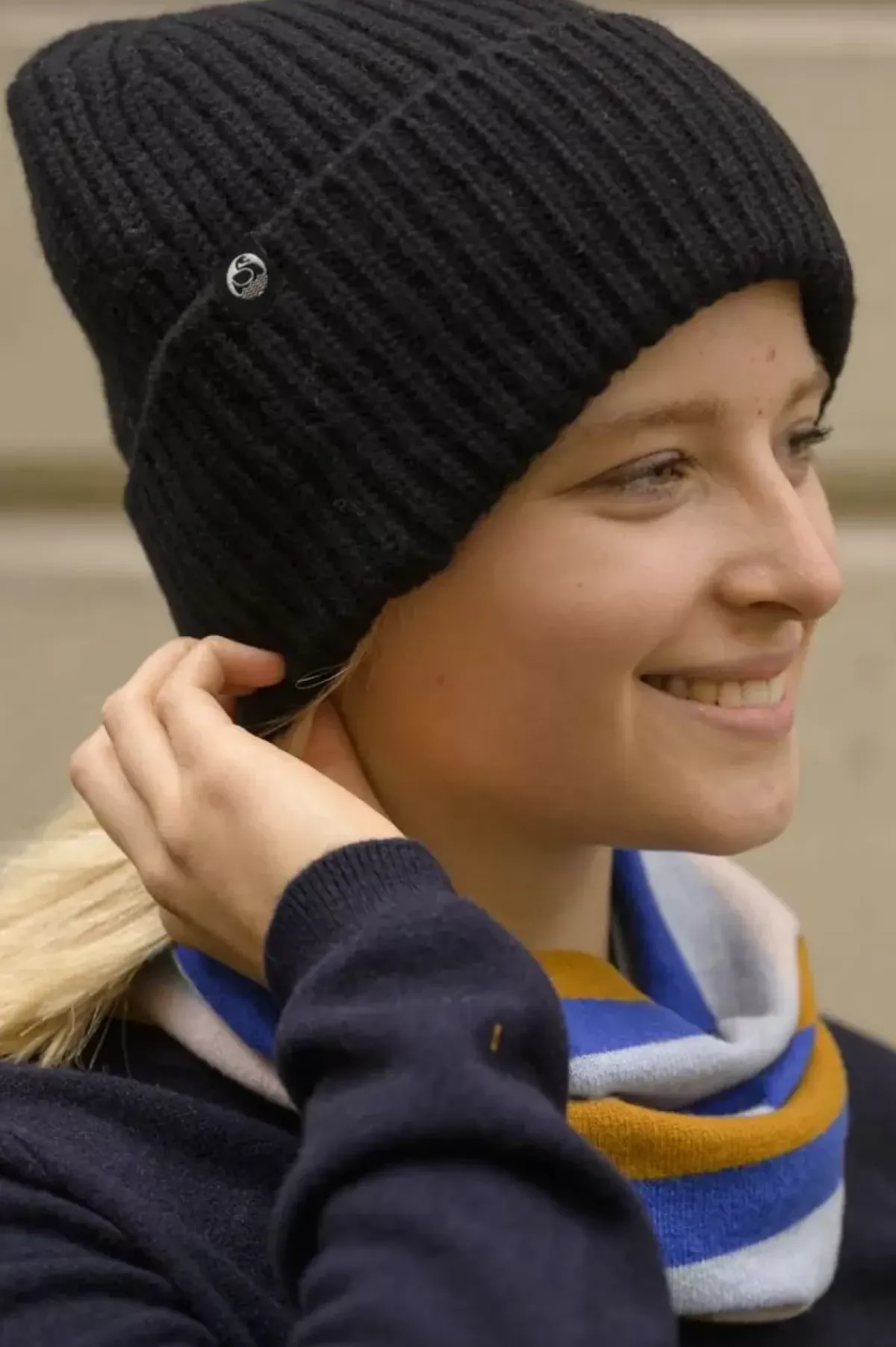 Danefæ Mützen/Hute>Danewarm Thoughts Merino Beanie Black